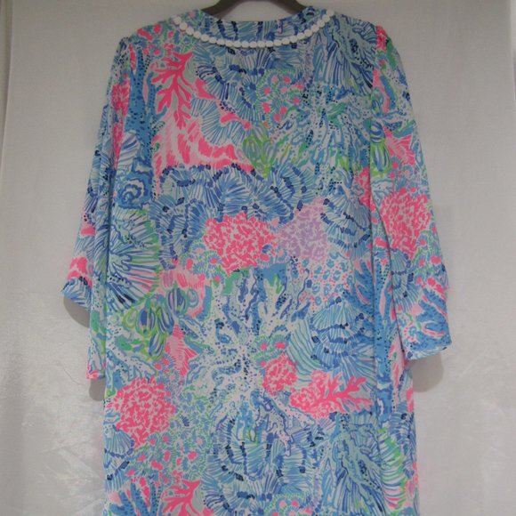 Lilly Pulitzer S Delancey Dress Sink Or Swim - Picture 6 of 8